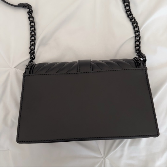 Aldo Black Quilted Crossbody Bag - Picture 3 of 4